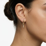 Diamond Tip Stiletto Earrings - The Ear Stylist by Jo Nayor