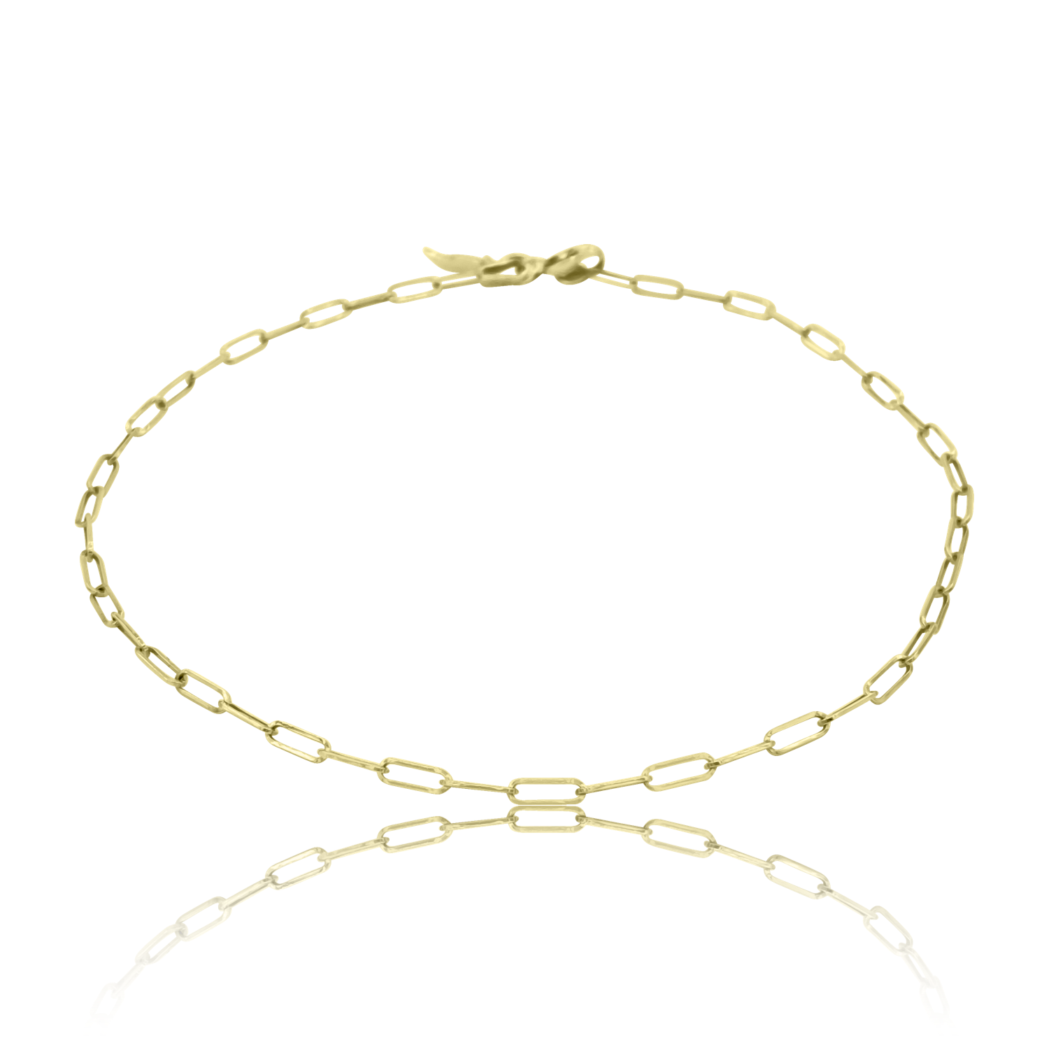 Gold Mini Link Anklet - The Ear Stylist by Jo Nayor
