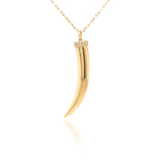 Horn Pendant Necklace