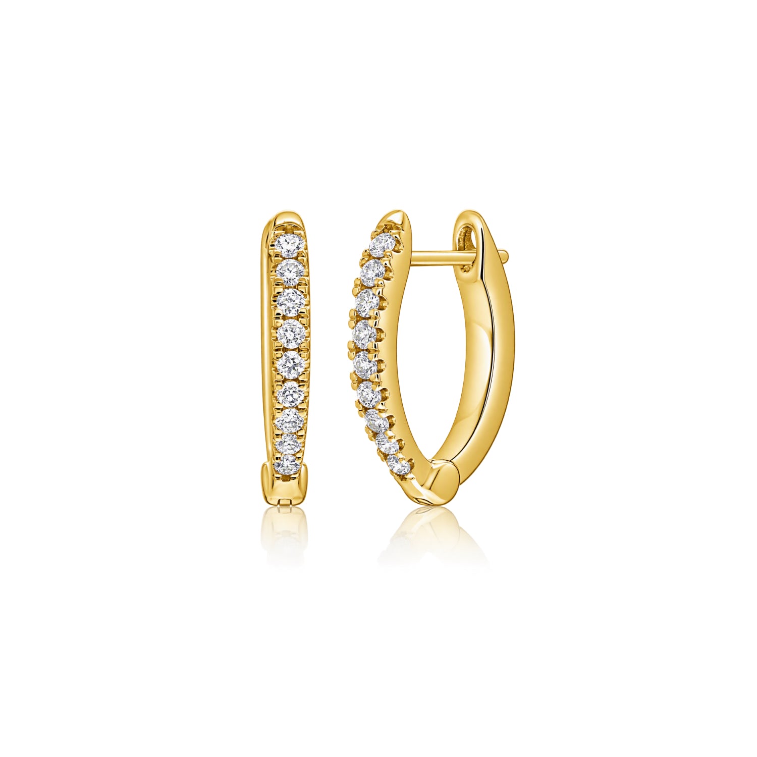 Teardrop Gemma Hoop Earrings - Designer Earrings - The Ear Stylist