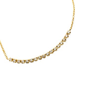 14K Diamond Tennis Hand Chain - Designer Hand Chain- Jo Nayor Designs