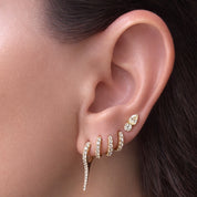 Twisted Duo Stud Earring - Earrings - The EarStylist by Jo Nayor