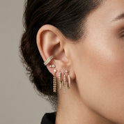 Teardrop Gemma Hoop Earrings - Designer Earrings - The Ear Stylist
