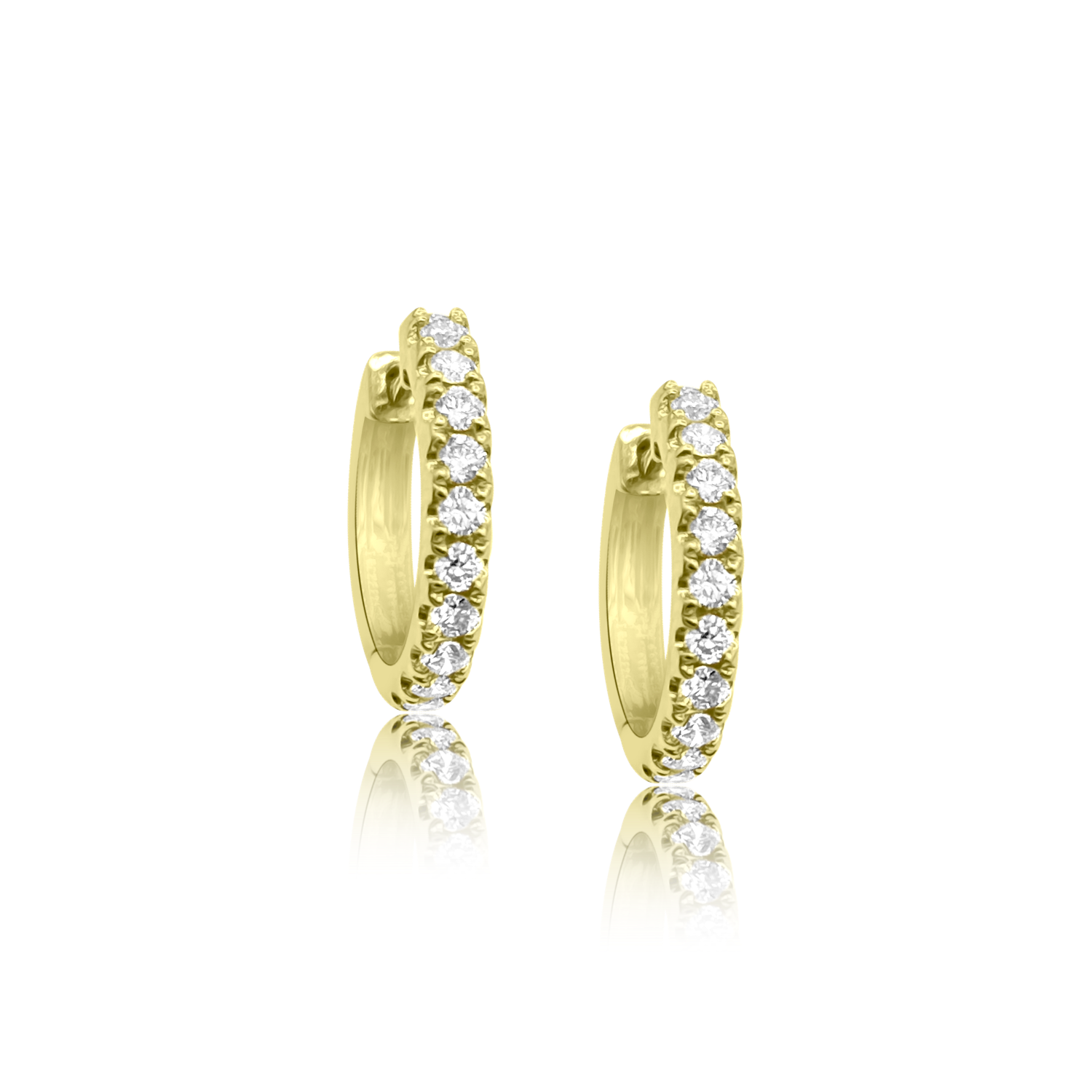 13MM Gemma Hoop Earrings - Designer Earring - EarStylist by Jo Nayor