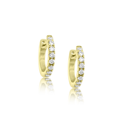 15MM Gemma Hoop Earrings - Designer Earring - EarStylist by Jo Nayor