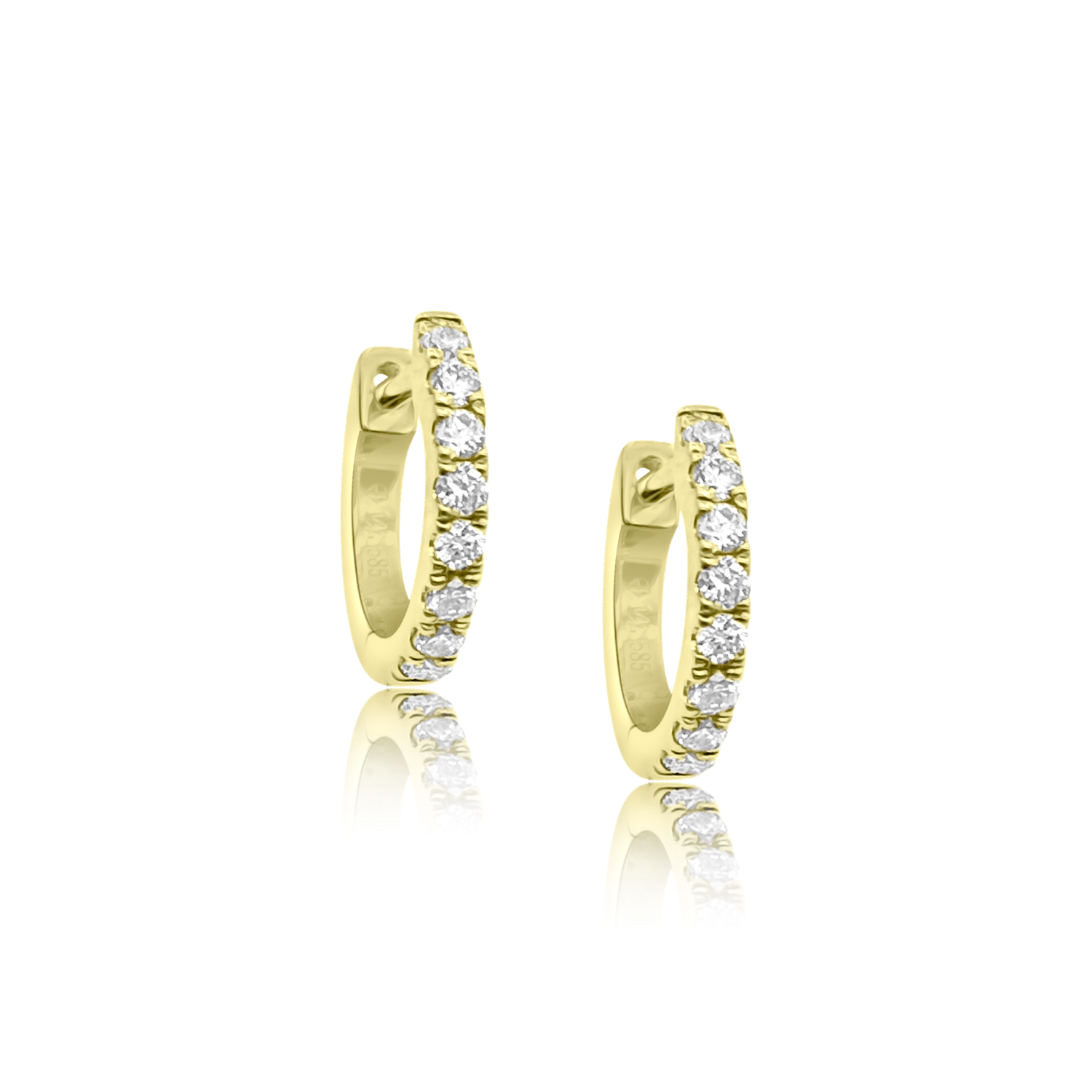 15MM Gemma Hoop Earrings - Designer Earring - EarStylist by Jo Nayor
