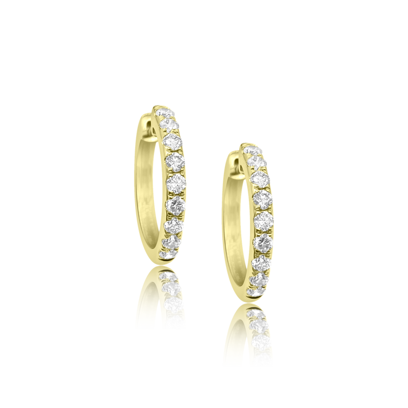 Diamond hoop 2025 earrings designs
