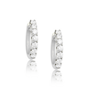18.5MM Gemma Hoop Earrings - Designer Earring - EarStylist by Jo Nayor