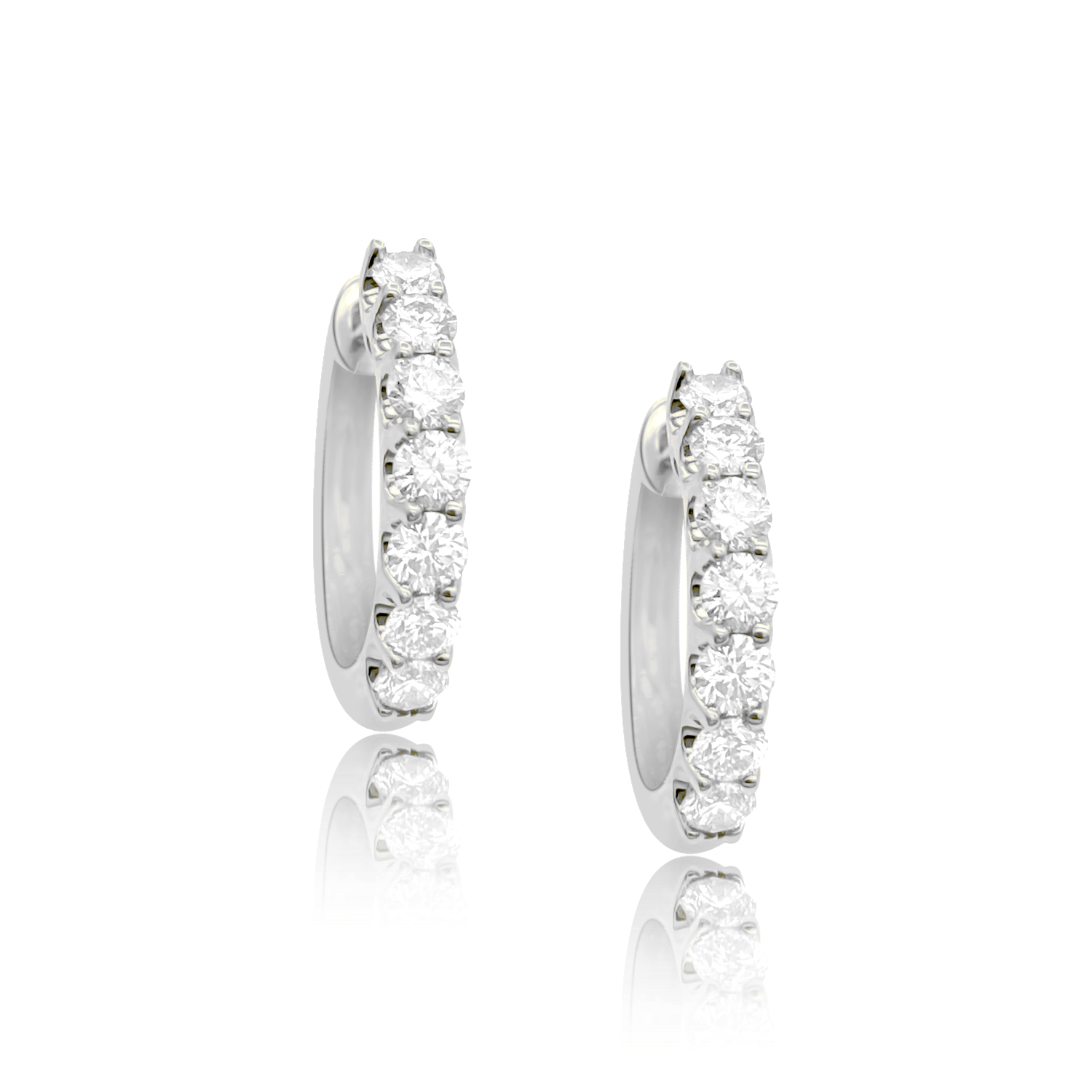18.5MM Gemma Hoop Earrings - Designer Earring - EarStylist by Jo Nayor