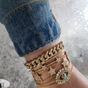 Diamond Star Alexa Bracelet - Designer Earrings - The EarStylist by Jo Nayor 