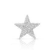 Large 14K Gold and Diamond Pave Star Stud Earring - The Ear Stylist by Jo Nayor