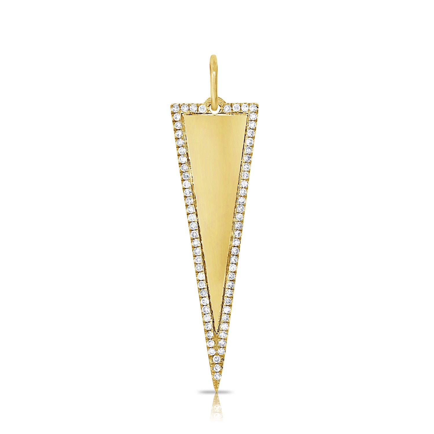 Diamond Border Stylet Charm - Designer Earrings - The EarStylist by Jo Nayor 