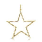 Cut Out Diamond Star Charms - Designer Earrings - The EarStylist by Jo Nayor 