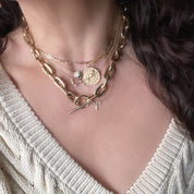 Large Anchor Link Toggle Necklace - Designer Necklaces - Jo Nayor