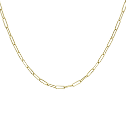 14K Gold Baby Otis Link Necklace - Designer Necklaces - Jo Nayor