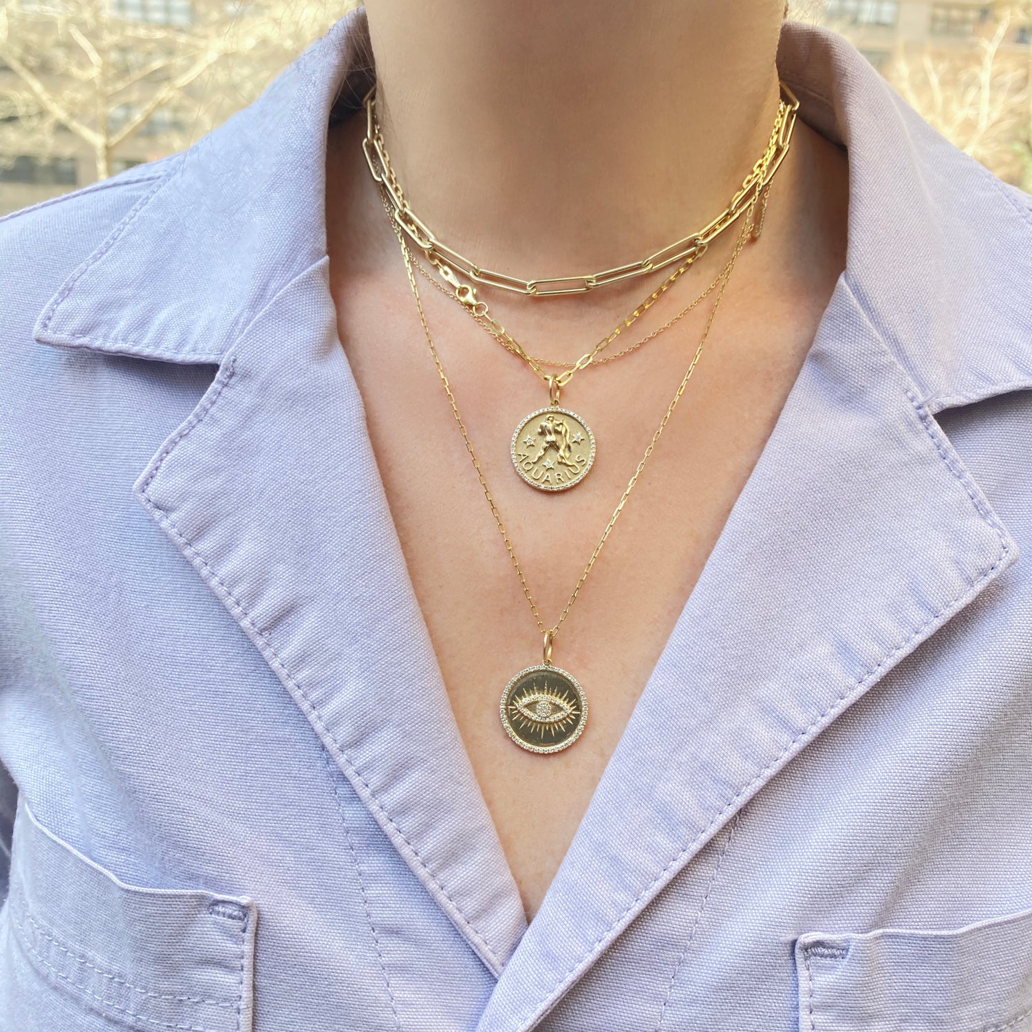 14K Gold Micro Link Necklace - Designer Necklaces - Jo Nayor Designs