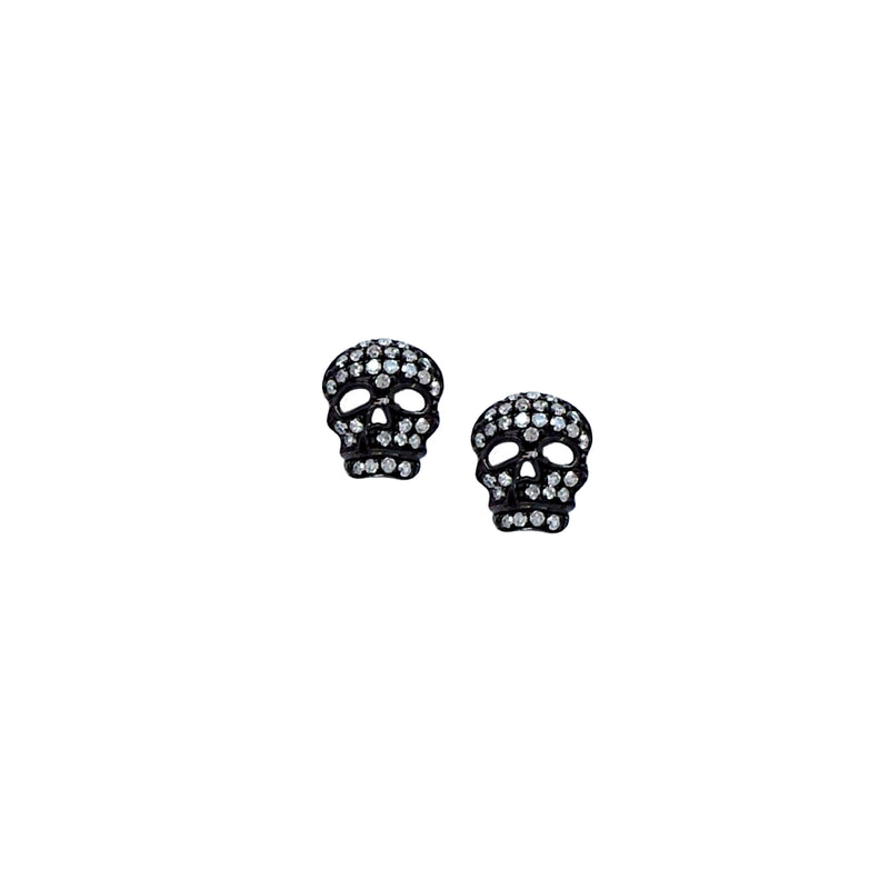 Diamond Skull Post Earring - The Ear Stylist by Jo Nayor