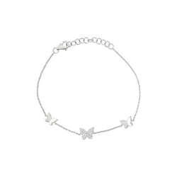 Butterfly Trio Bracelet - Designer Bracelet - Jo Nayor Designs