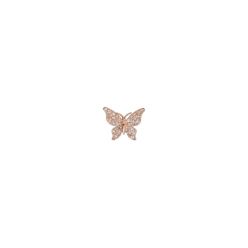 14K Gold & Diamond Butterfly Trio Earrings - The Ear Stylist by Jo Nayor