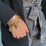 Diamond Love Link Bracelet - Designer Bracelet - Jo Nayor Designs