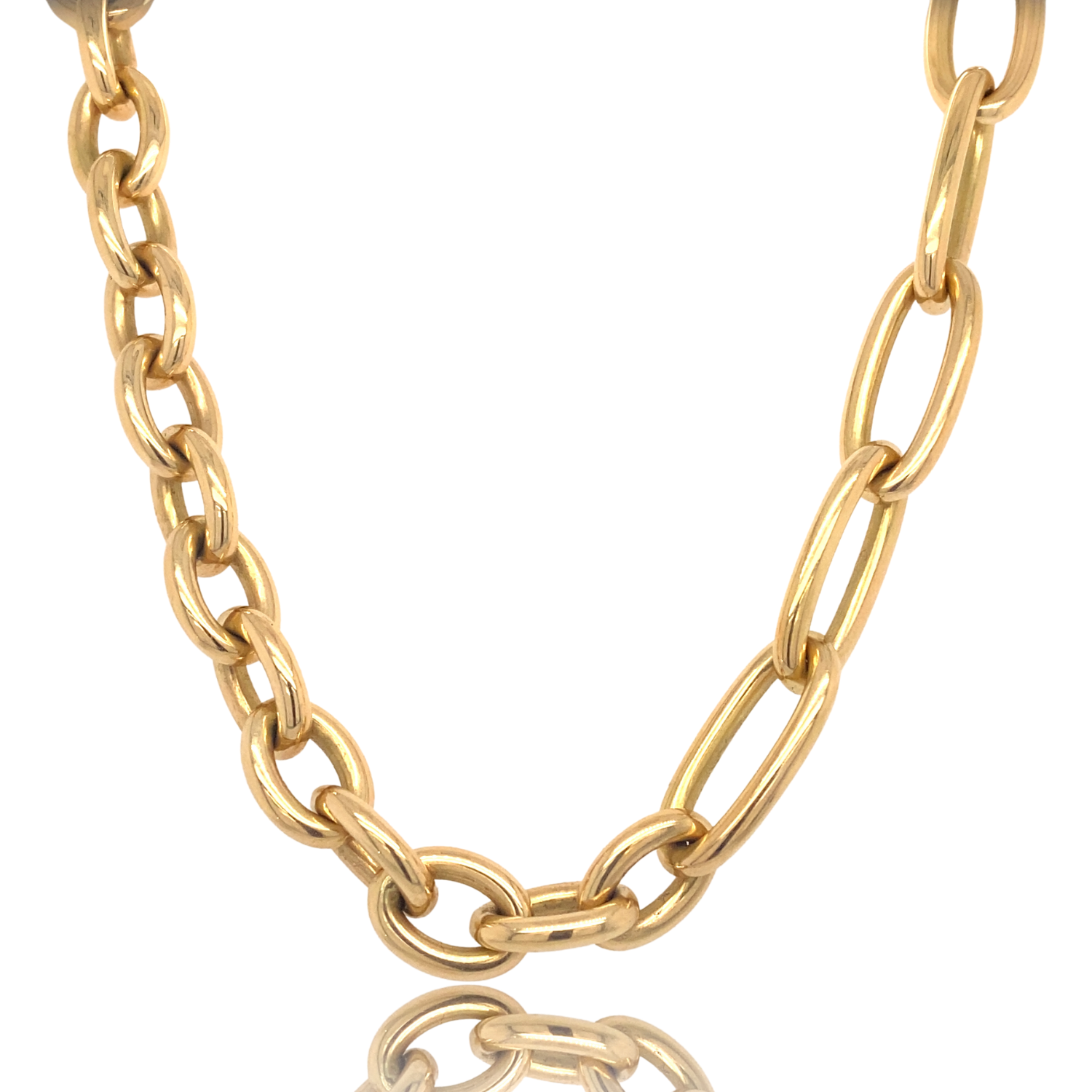 14K Gold Colette Link Chain Necklace - Designer Necklaces - Jo Nayor