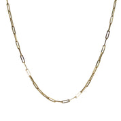 Colossal Link 14K Gold Chain Necklace - Designer Earrings - The EarStylist by Jo Nayor 