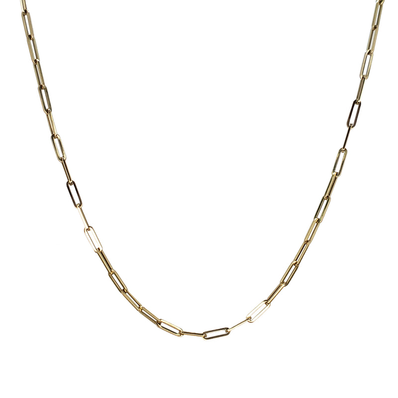 Colossal Link 14K Gold Chain Necklace - Designer Earrings - The EarStylist by Jo Nayor 