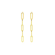Colossal Link Drop Earrings - Designer Earrings - The EarStylist by Jo Nayor 