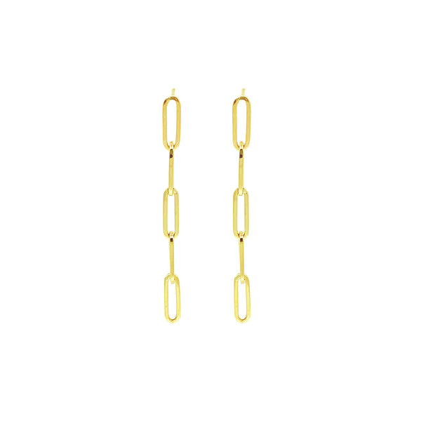 Colossal Link Drop Earrings - Designer Earrings - The EarStylist by Jo Nayor 
