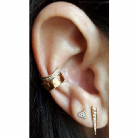 Diamond Spike Earring - The Ear Stylist by Jo Nayor