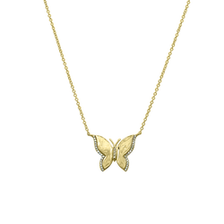 Diamond Butterfly Necklace - Designer Necklaces - Jo Nayor Designs