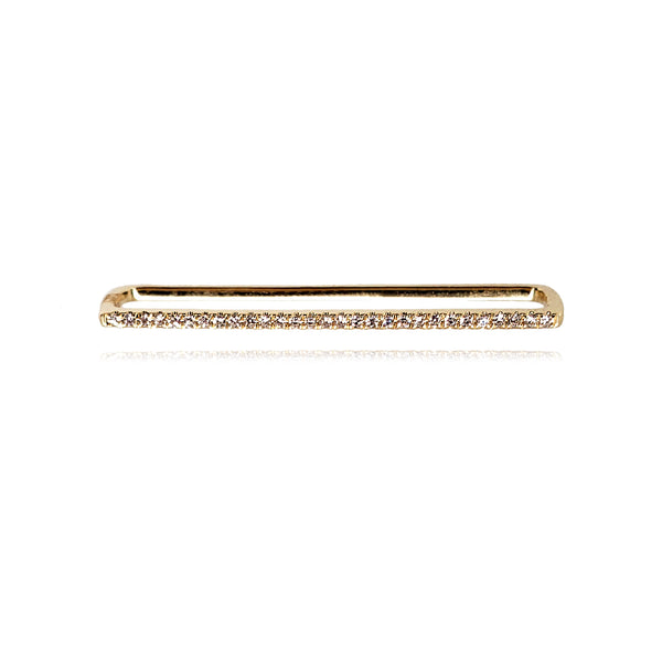 Diamond Ear Bar - Designer Earrings - The EarStylist by Jo Nayor