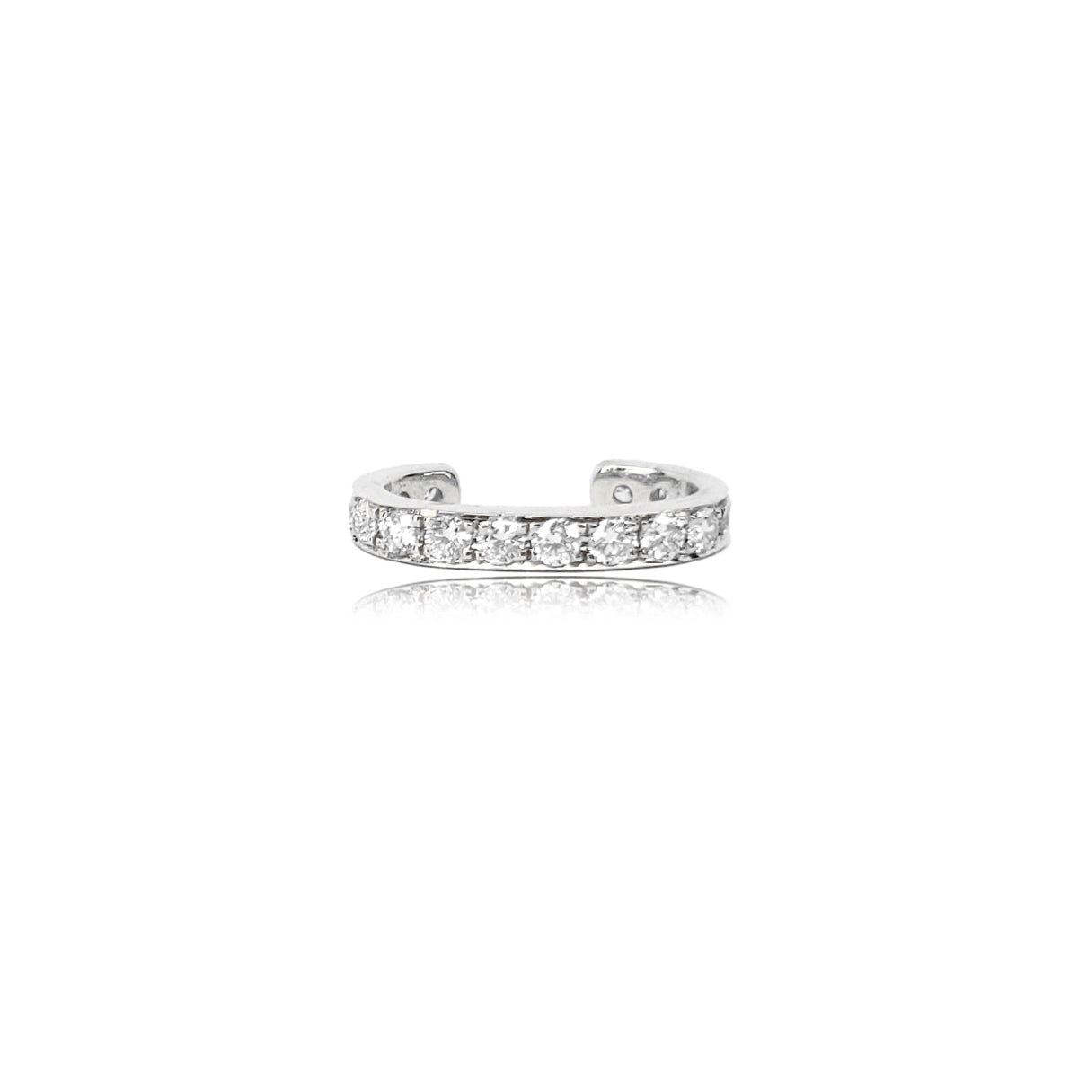 Diamond Low Rider Ear Cuff - Designer Earrings - The EarStylist by Jo Nayor