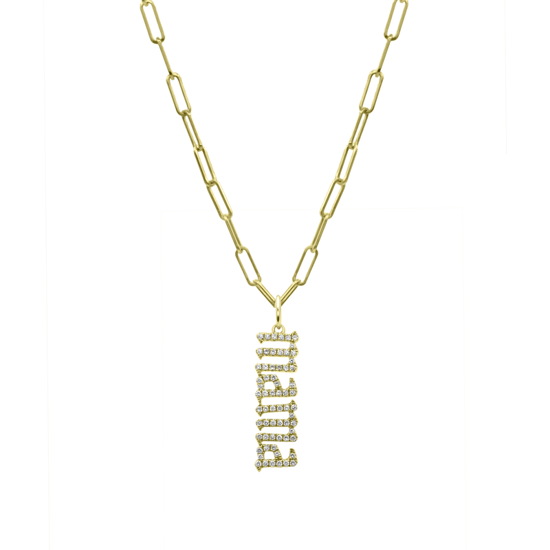 Diamond Mama Charm - Designer Necklaces - Jo Nayor Designs