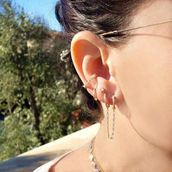 Cleo Ear Cuff - Designer Earrings - The EarStylist by Jo Nayor 