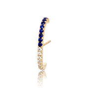 Diamond & Sapphire Ear Band - Designer Earrings - The EarStylist