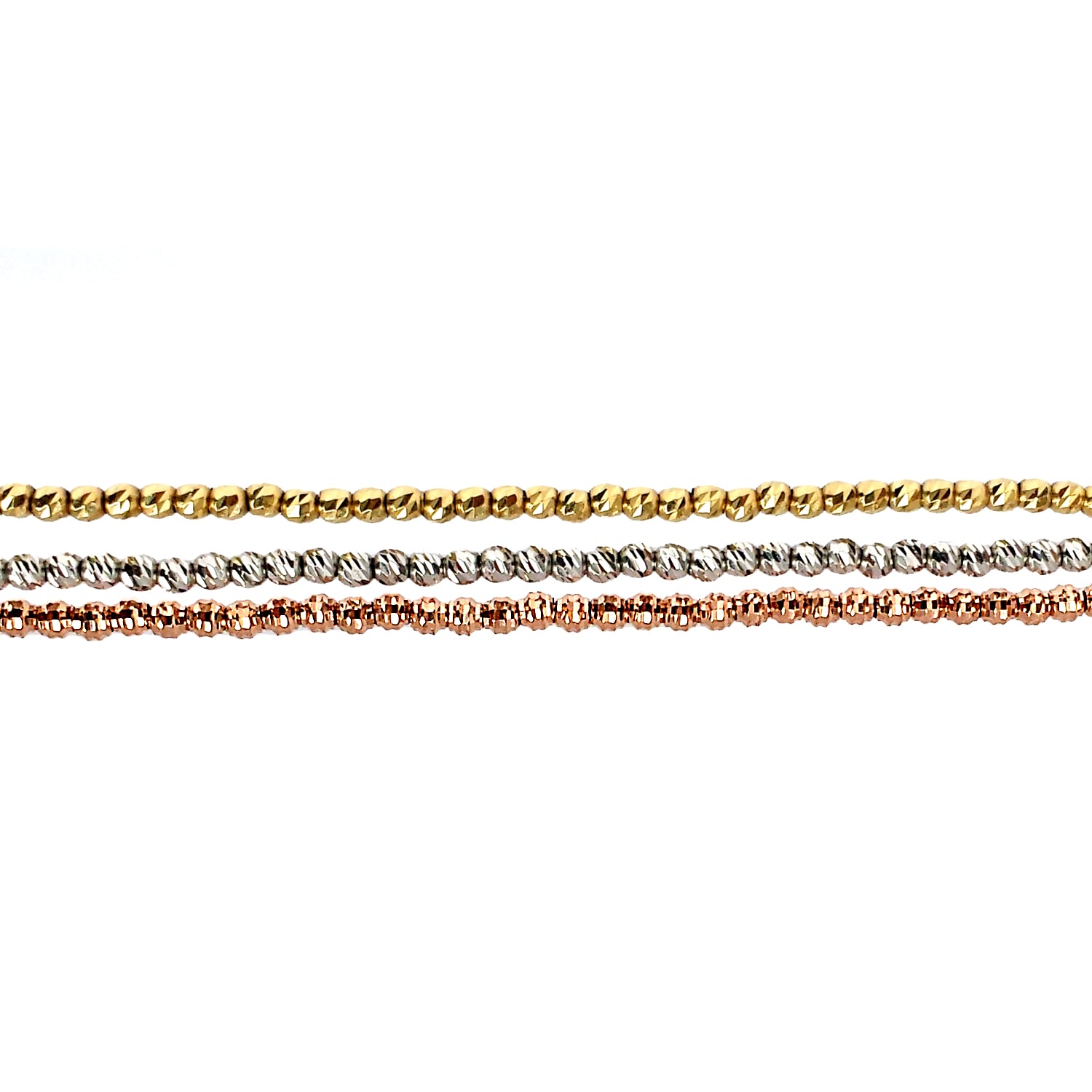 Gold Disco Bead Anklet - The Ear Stylist by Jo Nayor