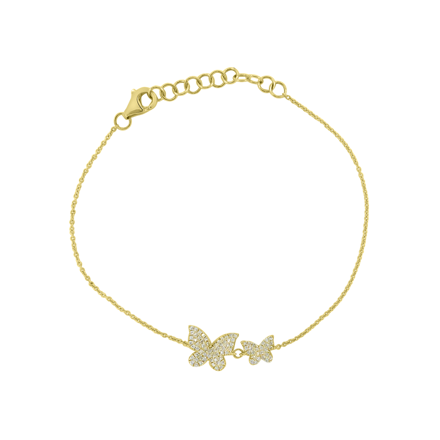 Double Butterfly Bracelet - Designer Bracelet - Jo Nayor Designs