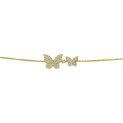 Double Butterfly Bracelet - Designer Bracelet - Jo Nayor Designs
