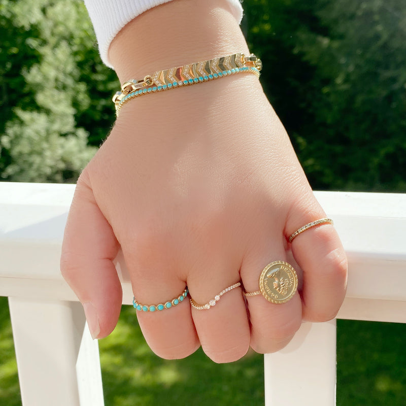 Queen Elizabeth Gold Ring - Designer Jewelry - Jo Nayor – The Ear 