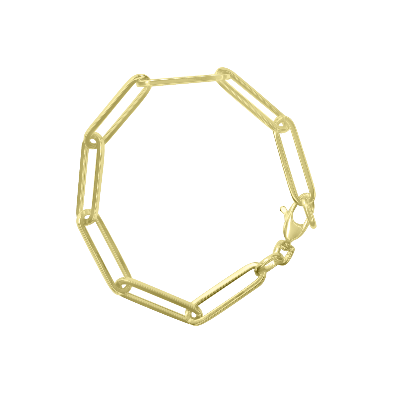 Elongated Colossal Link Bracelet - Designer Earrings - The EarStylist by Jo Nayor 