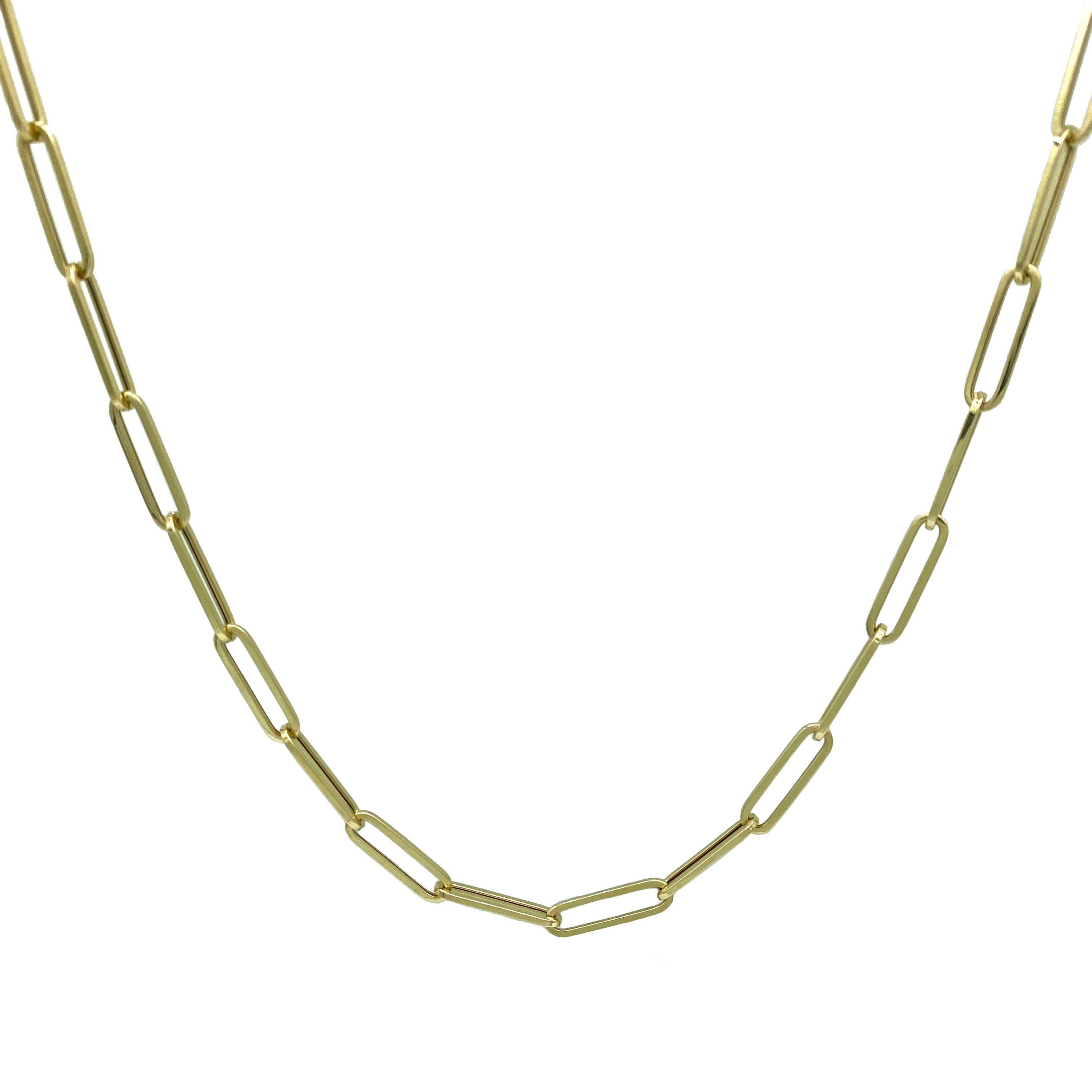 Elongated Colossal Link Chain - Designer Earrings - The EarStylist by Jo Nayor 