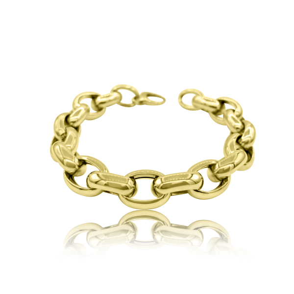 14K Gold Emma Link Bracelet - Designer Bracelet - Jo Nayor Designs