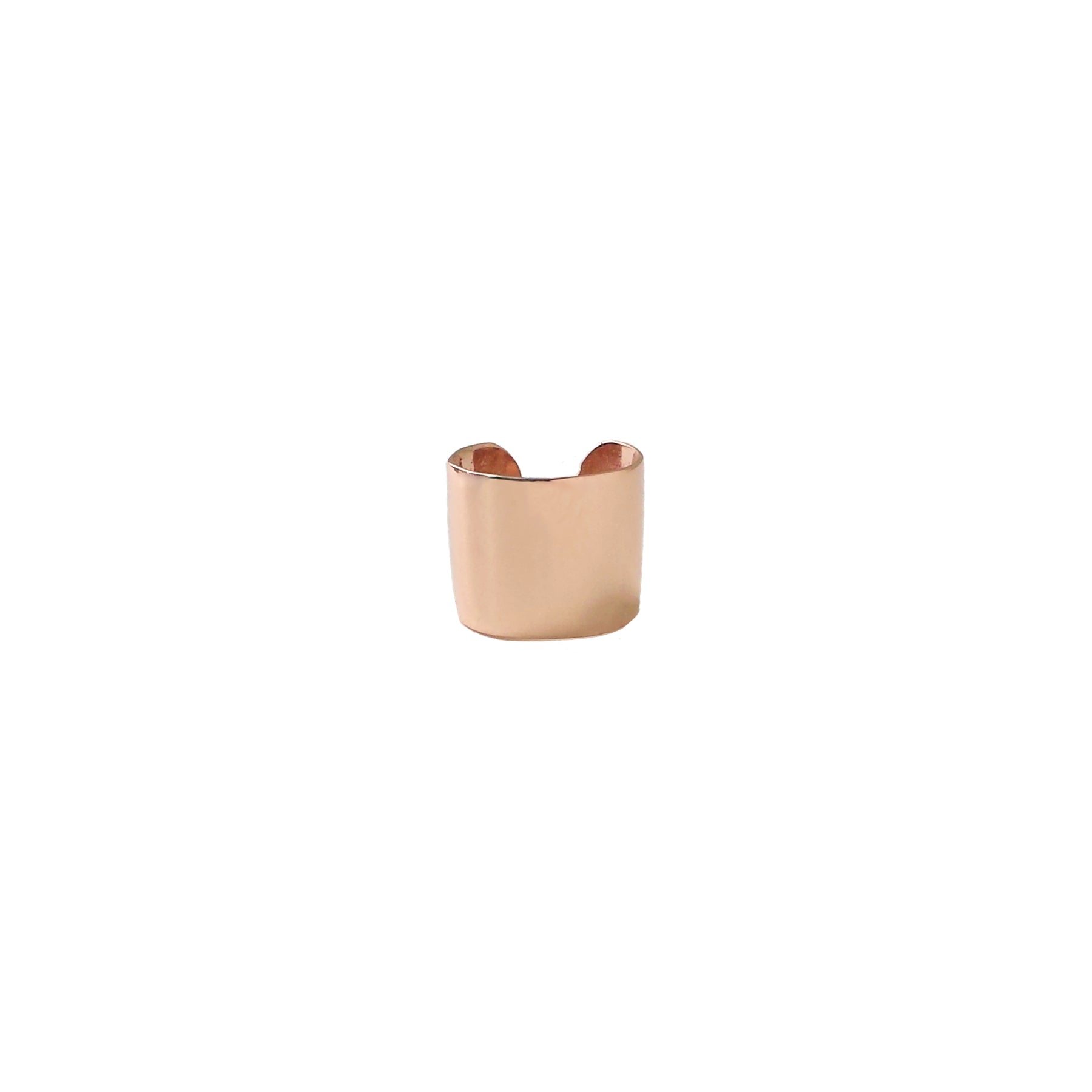Extra Wide Solid Gold Ear Cuff - The Ear Stylist by Jo Nayor