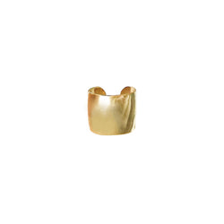 Extra Wide Solid Gold Ear Cuff - The Ear Stylist by Jo Nayor