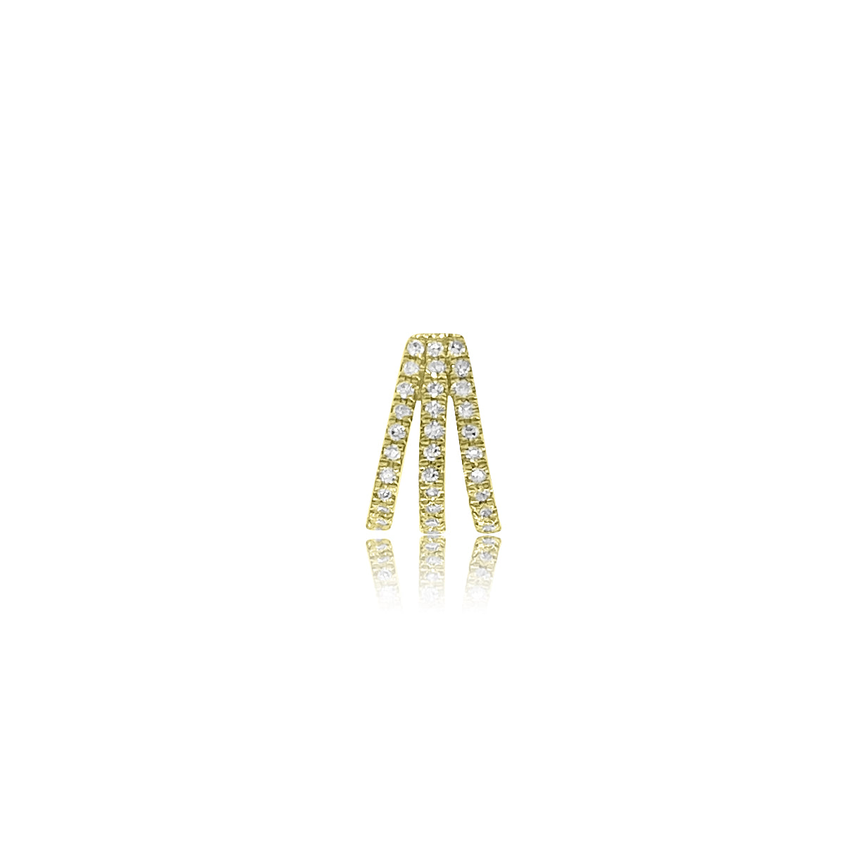 Diamond Garra Stud - Designer Earrings - The EarStylist by Jo Nayor 