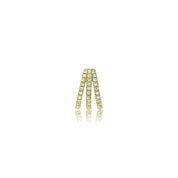 Diamond Garra Stud - Designer Earrings - The EarStylist by Jo Nayor 