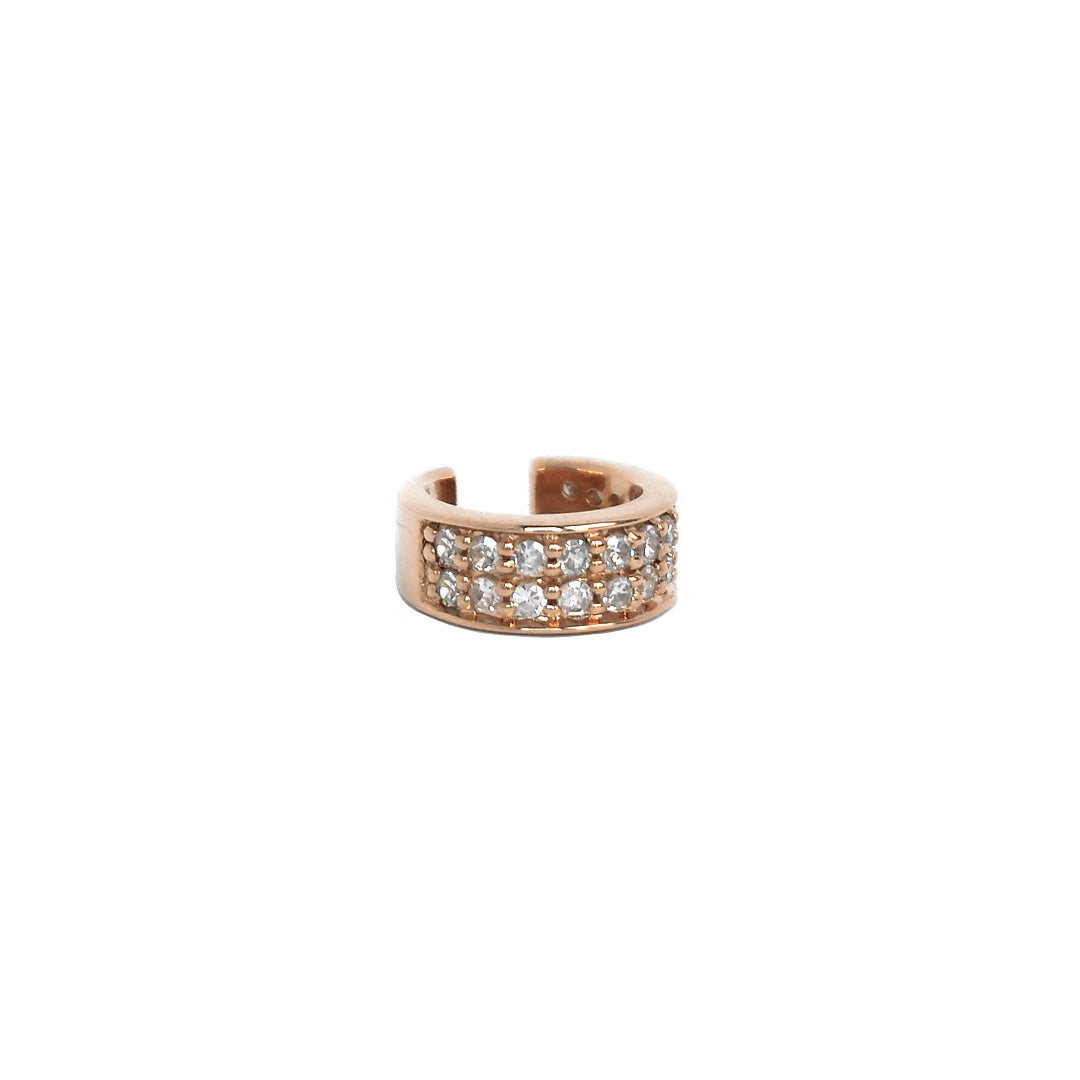 Diamond & Gold Mini-Ear Cuff - The Ear Stylist by Jo Nayor