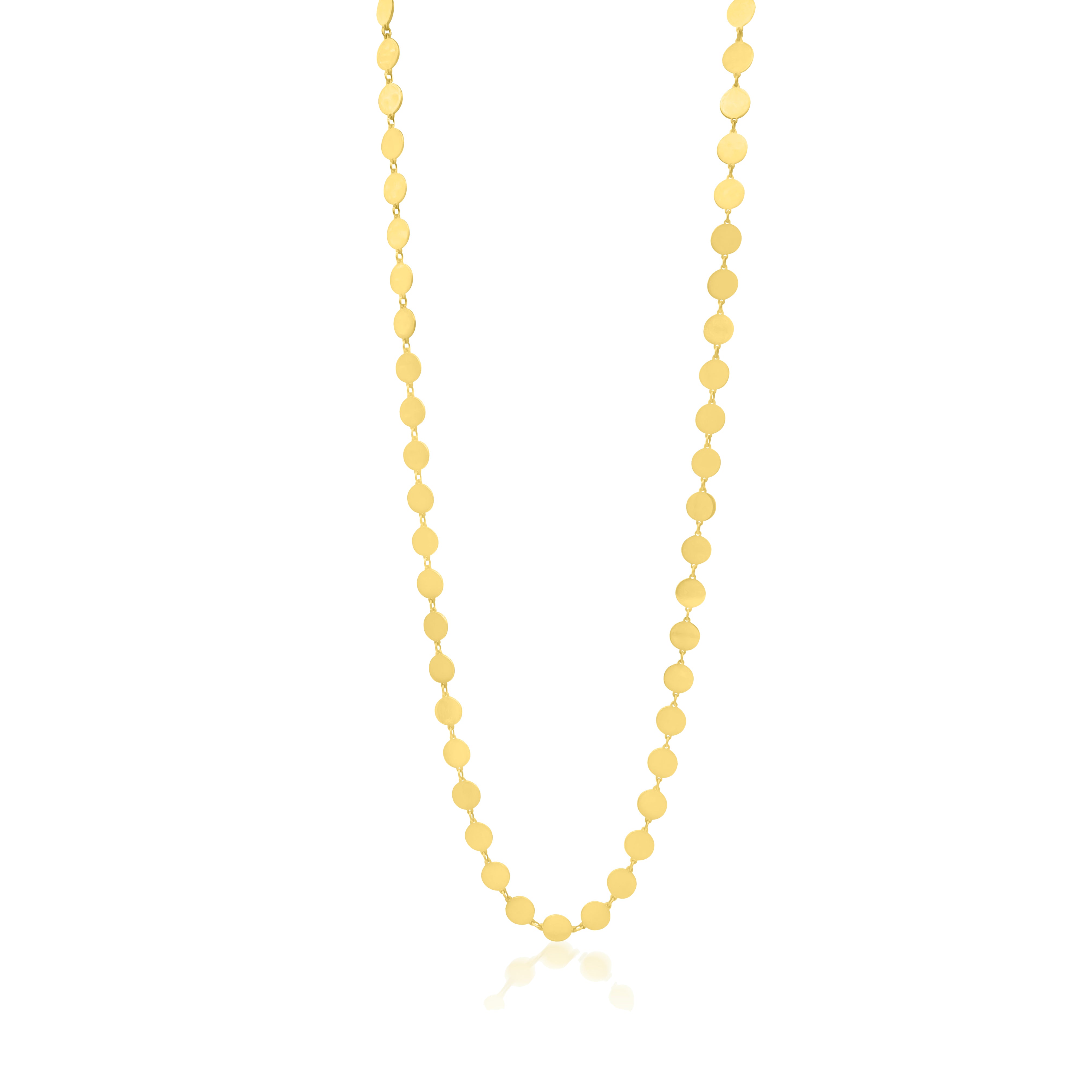 Gypsy Disc Link Necklace - Designer Earrings - The EarStylist by Jo Nayor 