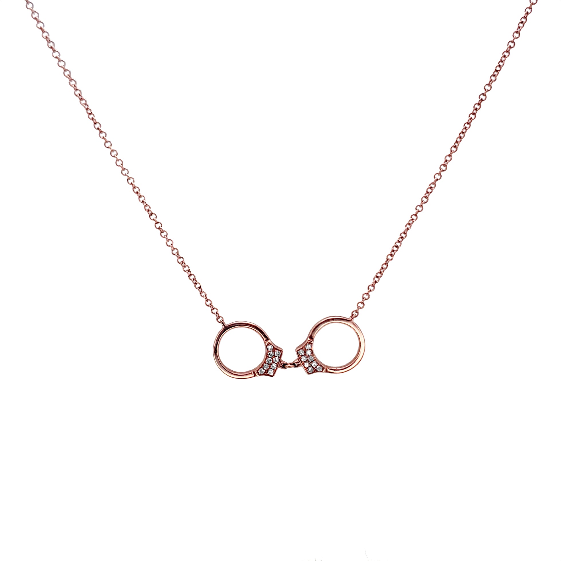 Diamond Handcuffs Necklace - The Ear Stylist by Jo Nayor